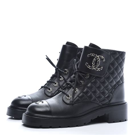 chanel 751 high quilted lace up boots|Chanel fashion.